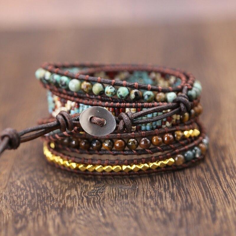 Geweven Bohemian Wikkelarmband Myspirituals