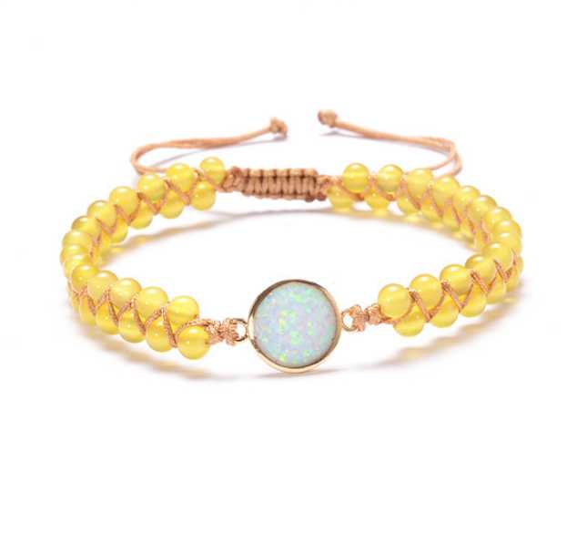 Amazoniet Bergkristal Parel Armband Myspirituals