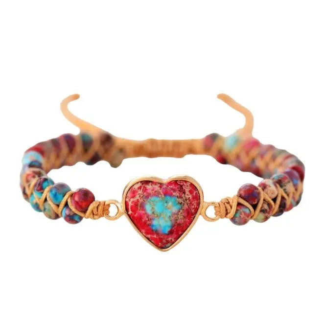 Imperial Jaspis Hart Armband Myspirituals