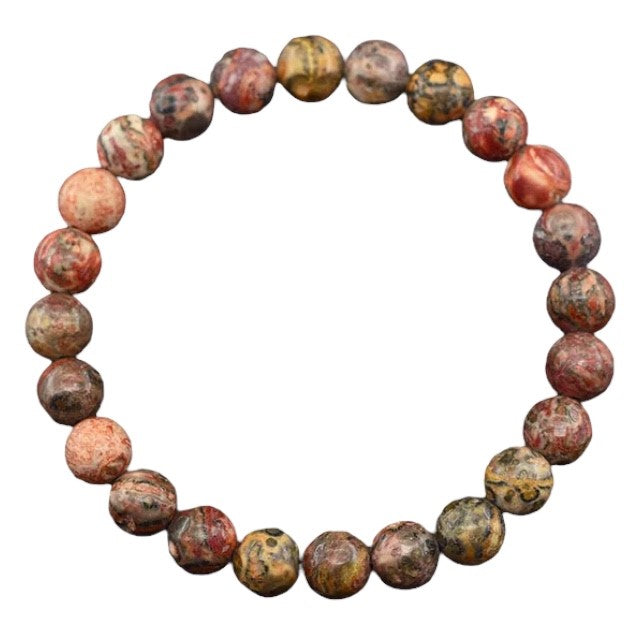 Rode Luipaard Jaspis Armband