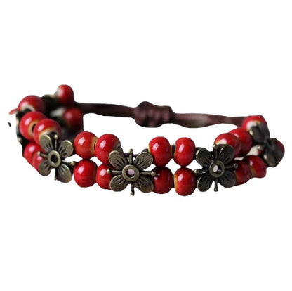 Natuurstenen Bloemen Armband Myspirituals