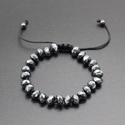 Zwarte Hematiet Kralen Armband Myspirituals